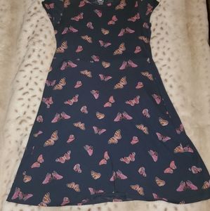 Butterfly skater dress
